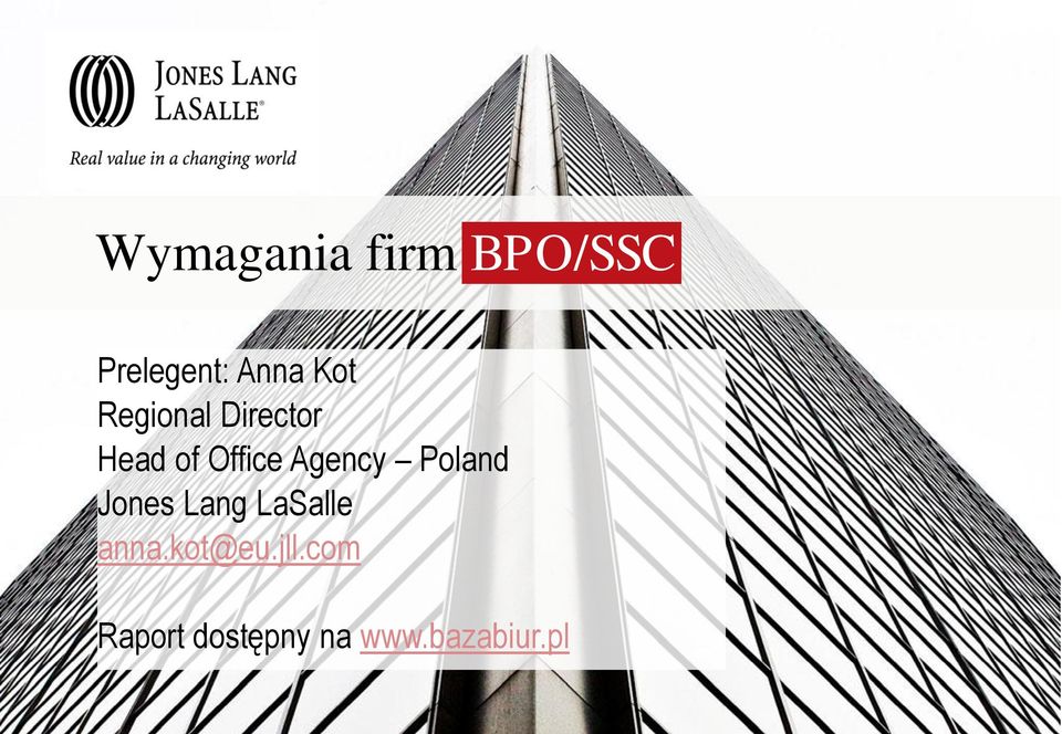 Agency Poland Jones Lang LaSalle anna.