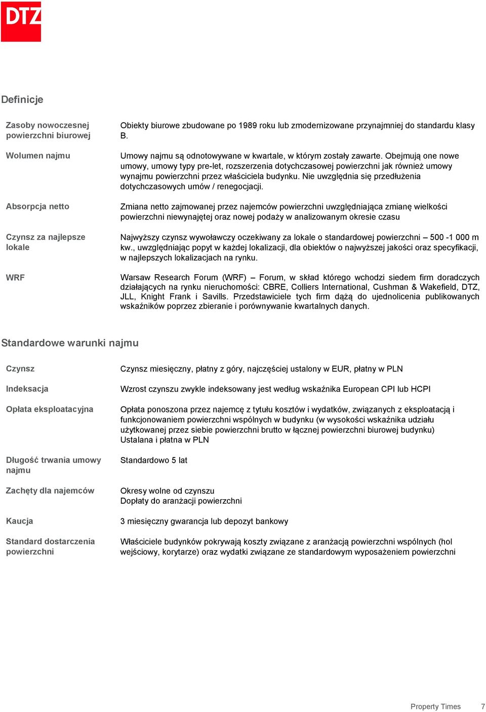 Obejmują one nowe umowy, umowy typy pre-let, rozszerzenia dotychczasowej powierzchni jak również umowy wynajmu powierzchni przez właściciela budynku.