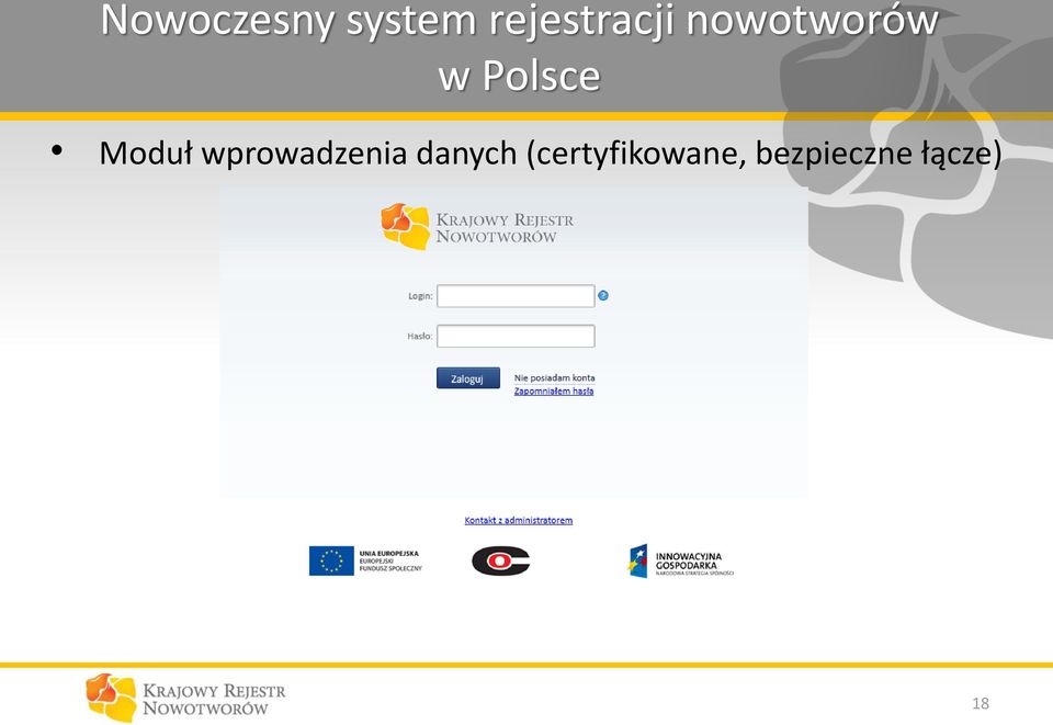 Polsce Moduł wprowadzenia