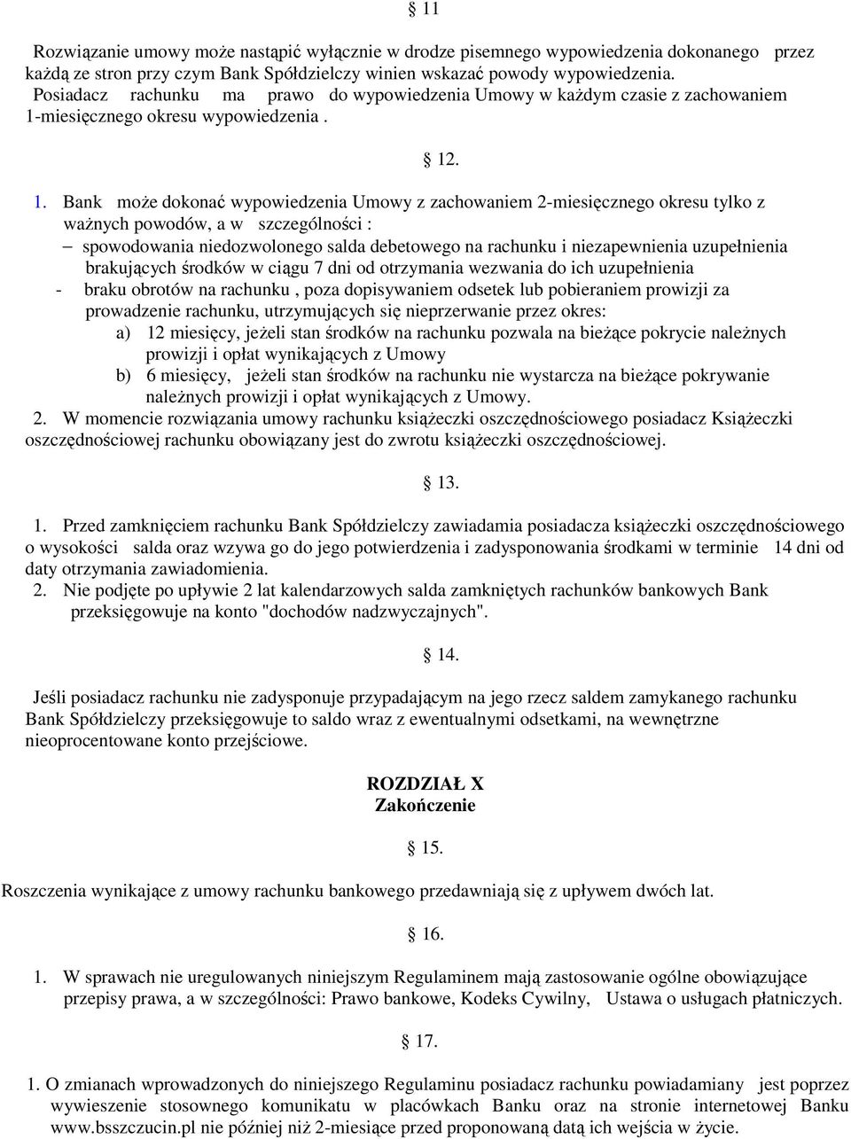 miesięcznego okresu wypowiedzenia. 1.