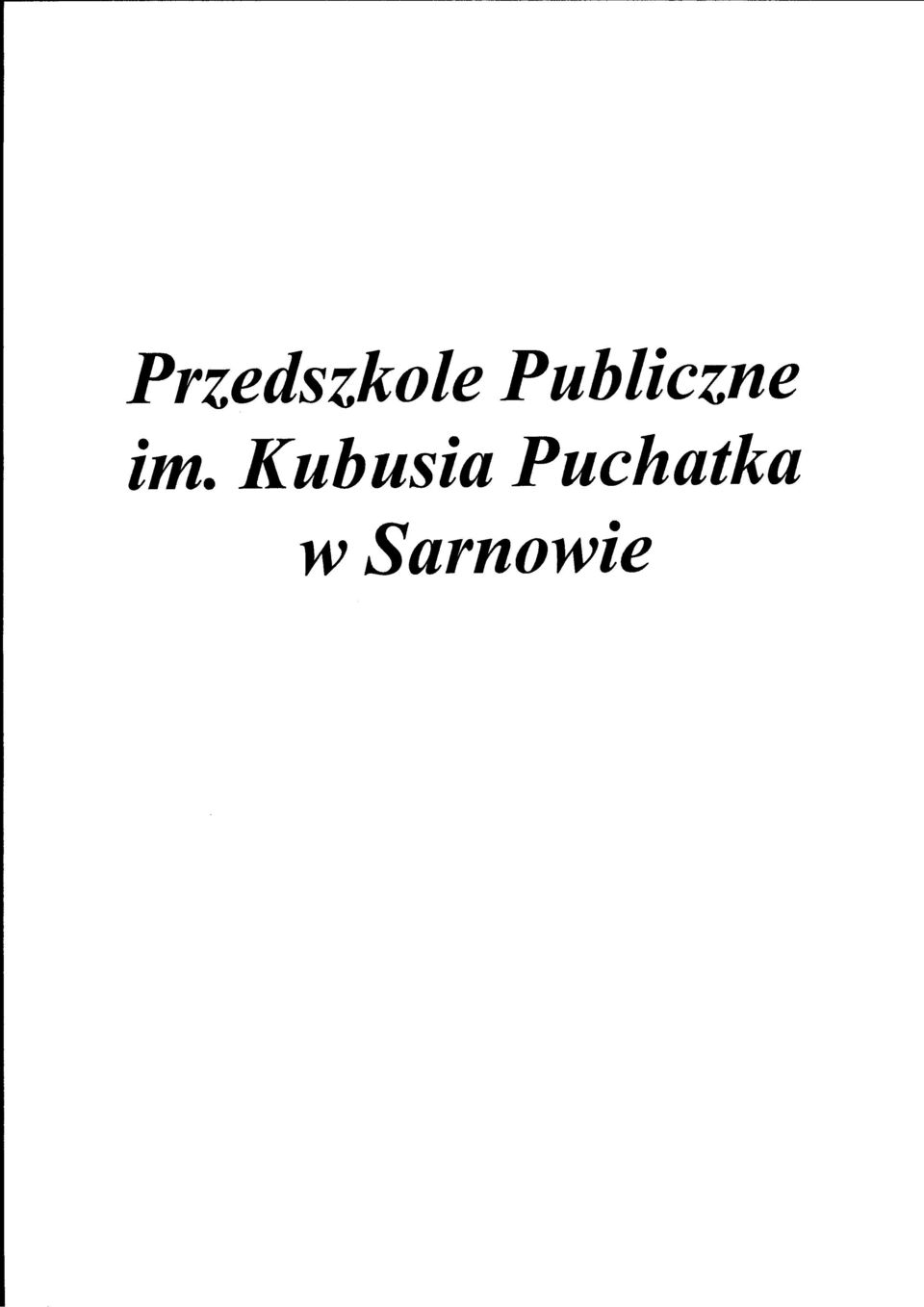 Kubusia