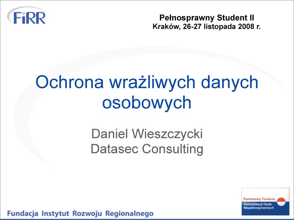 Ochrona wrażliwych danych