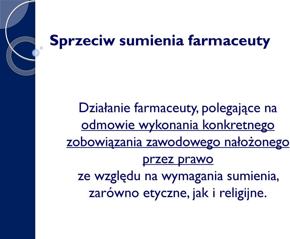 zobowiązania zawodowego nałożonego przez prawo ze