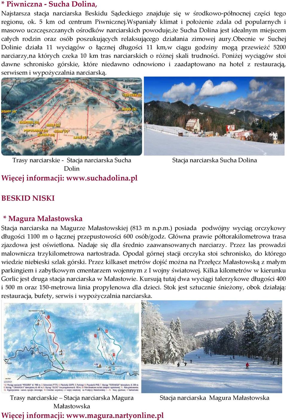 działania zimowej aury.
