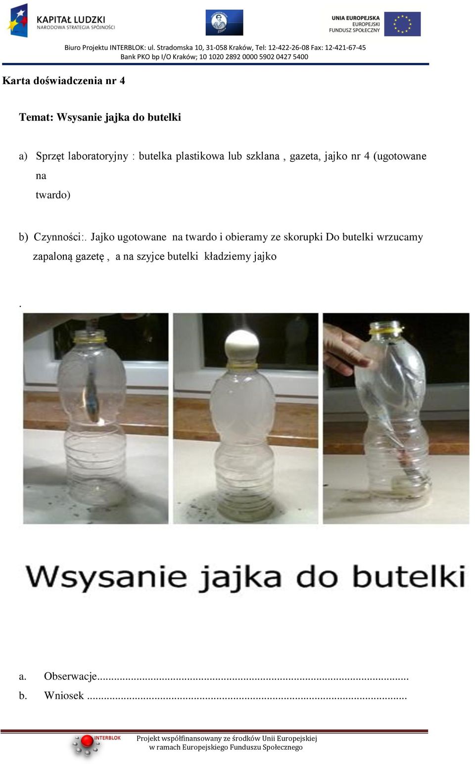 Czynności:.