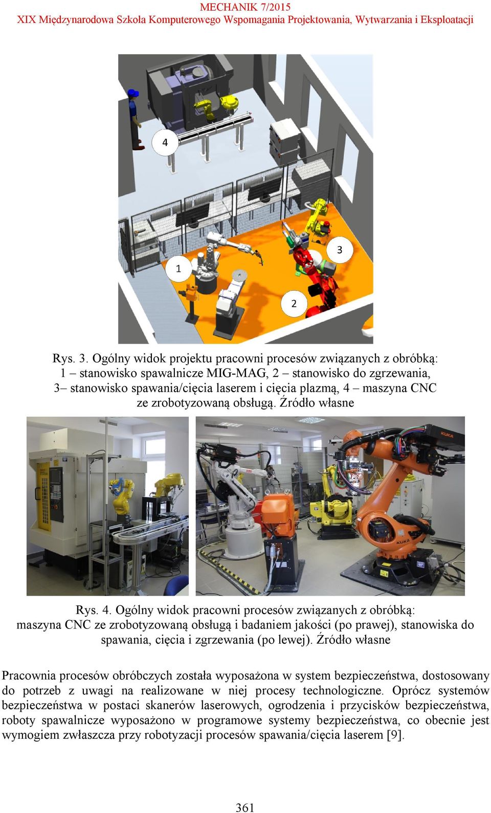 zrobotyzowaną obsługą. Źródło własne Rys. 4.