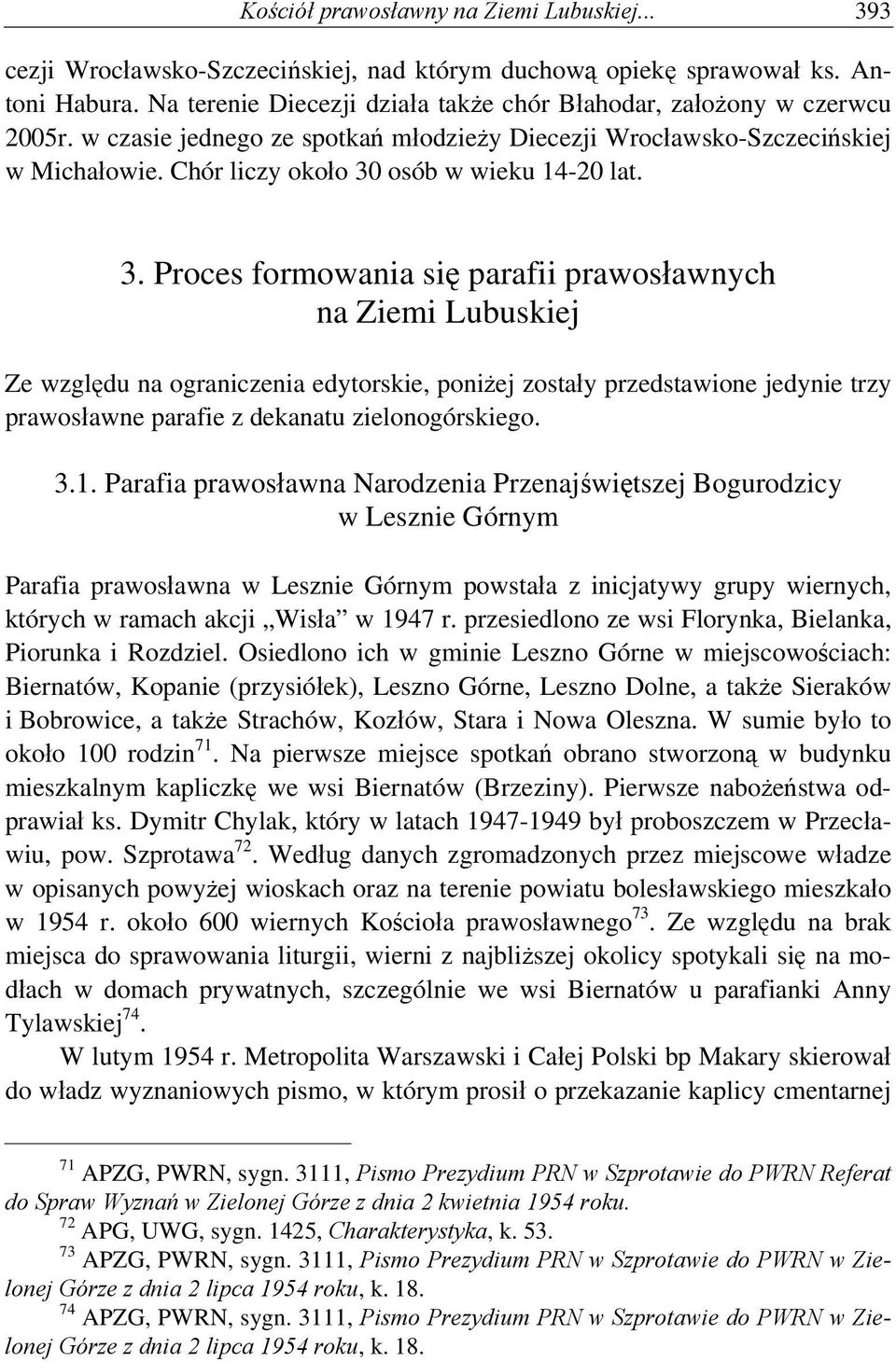 Chór liczy około 30