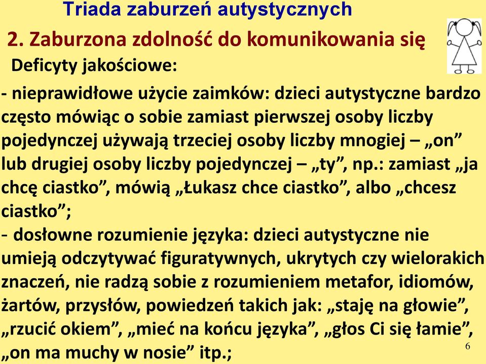 pojedynczej używają trzeciej osoby liczby mnogiej on lub drugiej osoby liczby pojedynczej ty, np.