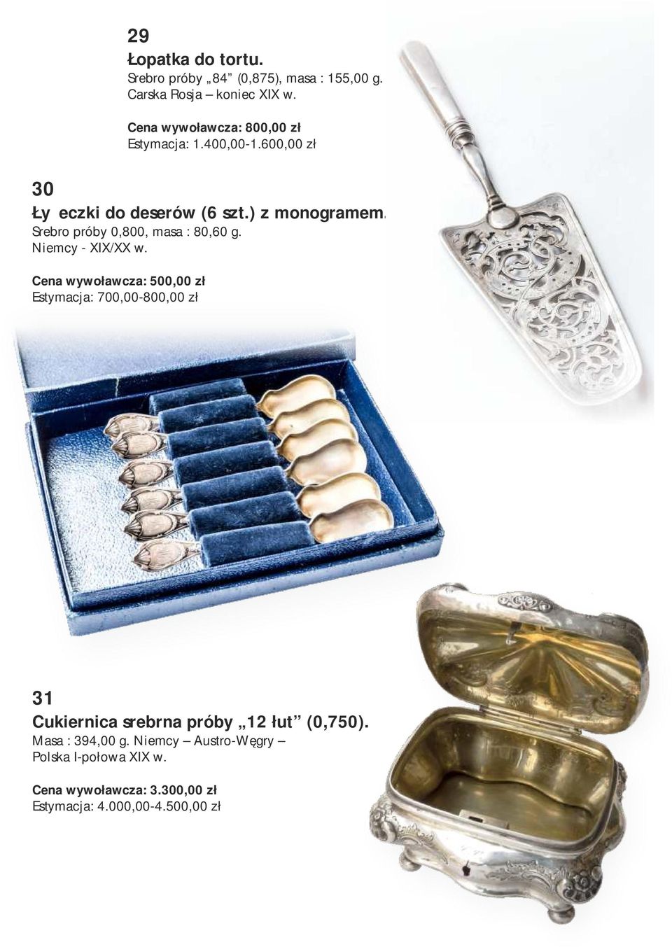 Srebro próby 0,800, masa : 80,60 g. Niemcy - XIX/XX w.