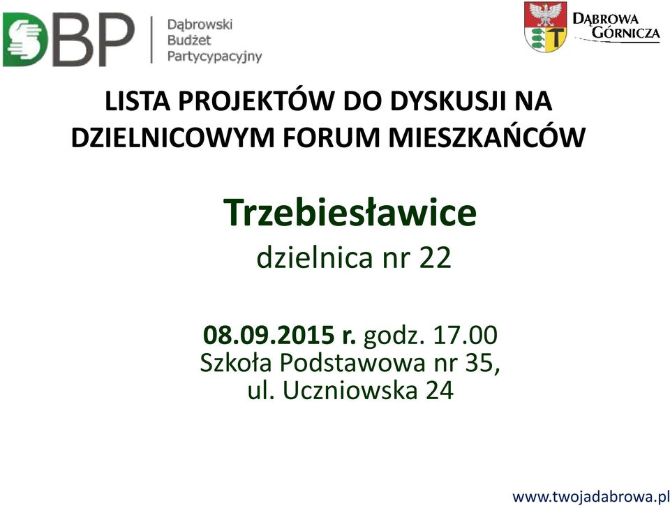 Trzebiesławice dzielnica nr 22 08.09.