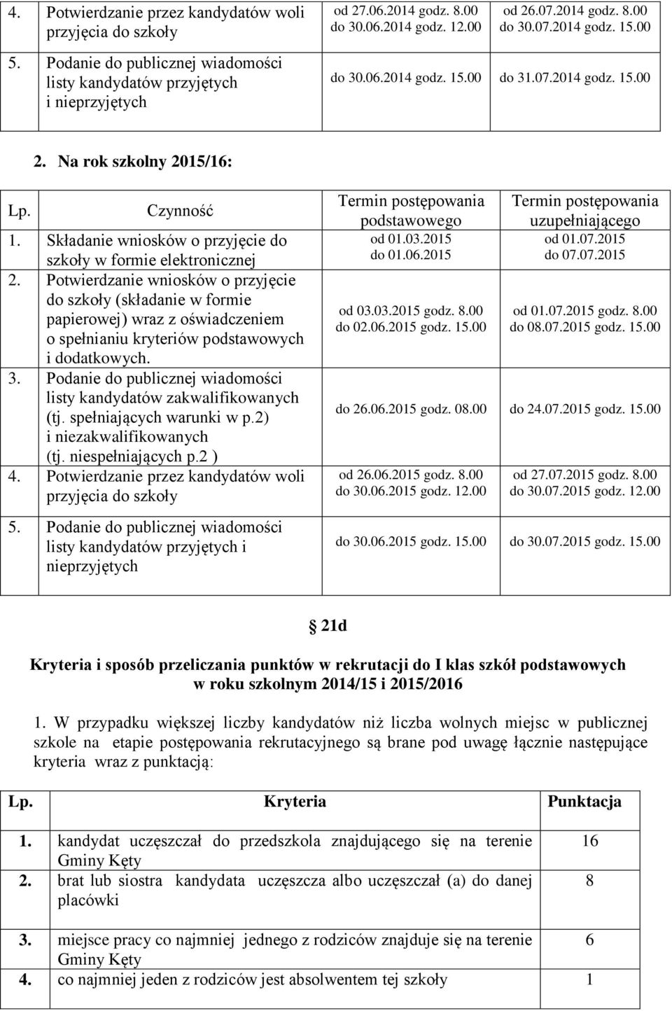 Składanie wniosków o przyjęcie do szkoły w formie elektronicznej 2.