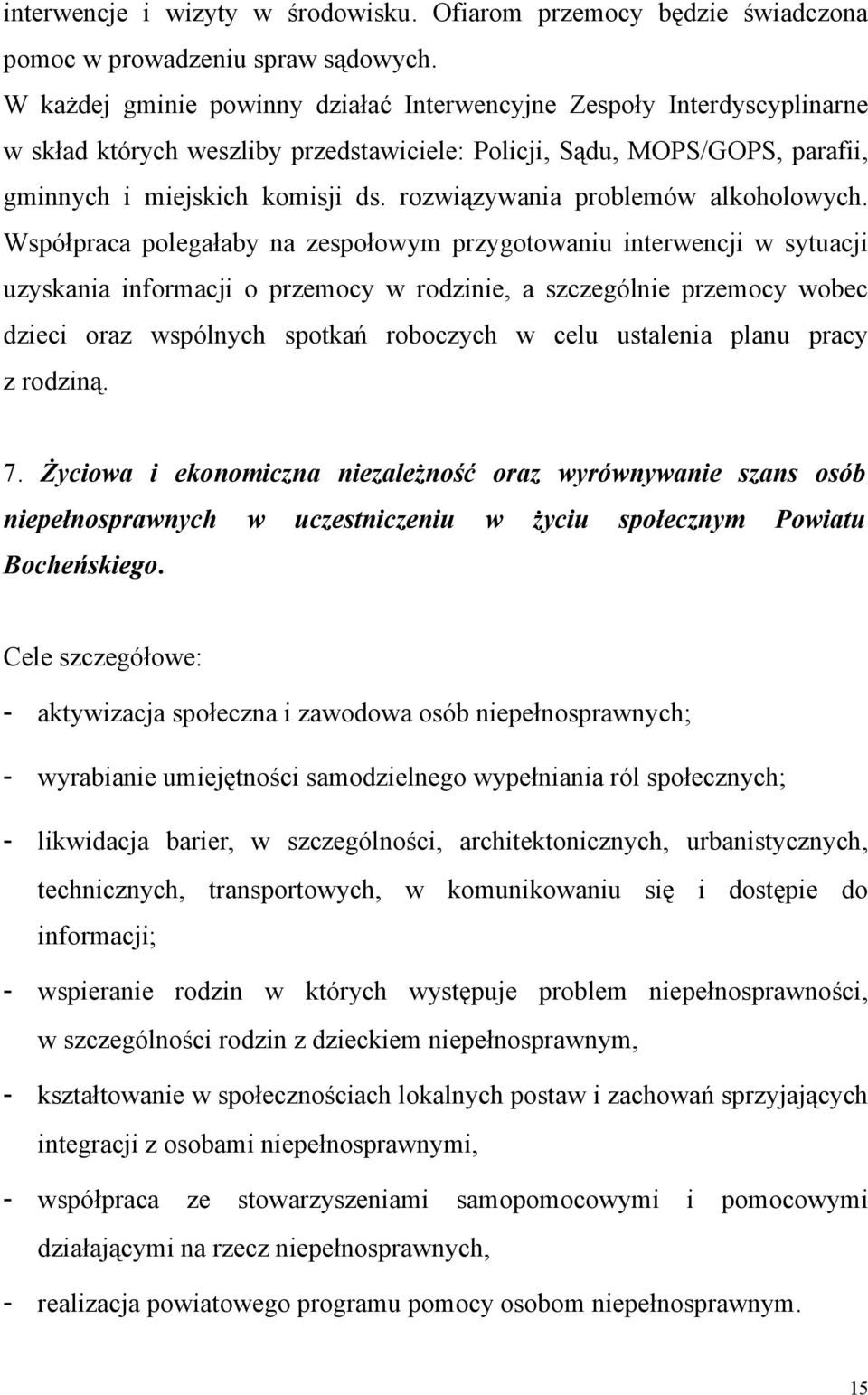 rozwiązywania problemów alkoholowych.