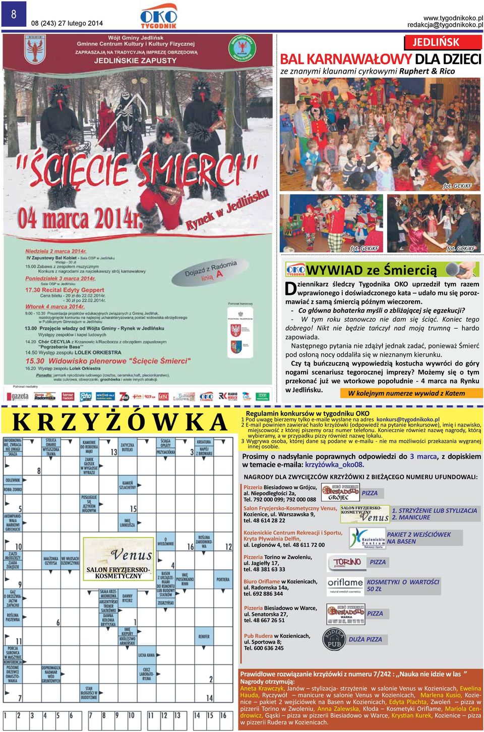 Diabły anioły i umawianie się na śmierć