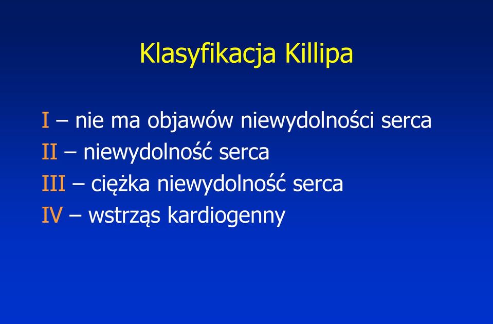 niewydolność serca III ciężka