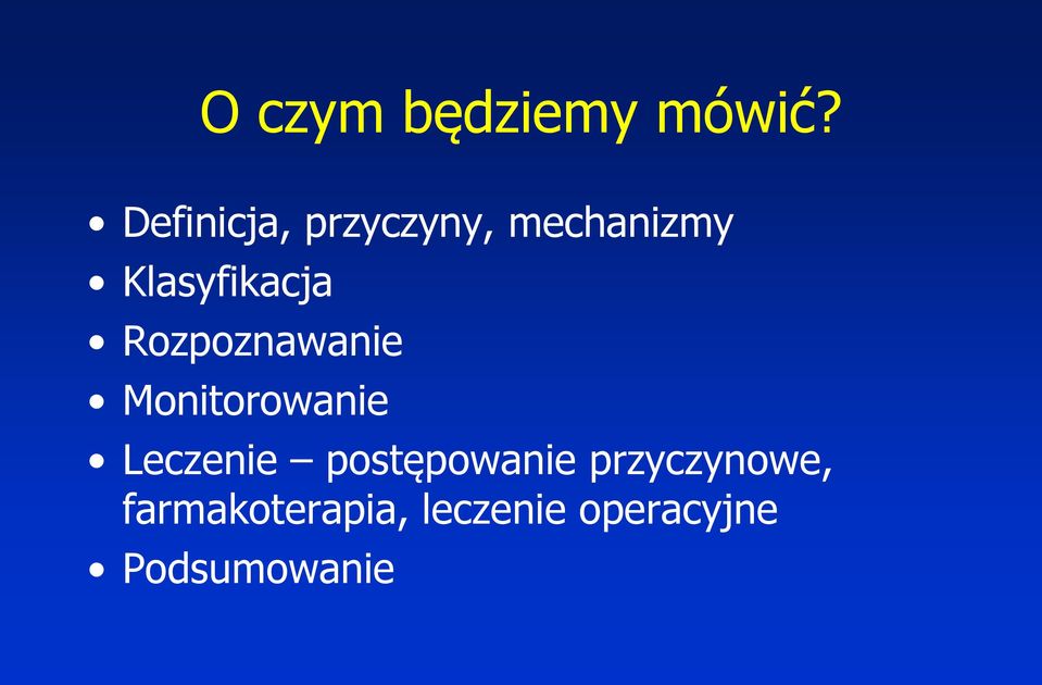 Klasyfikacja Rozpoznawanie Monitorowanie