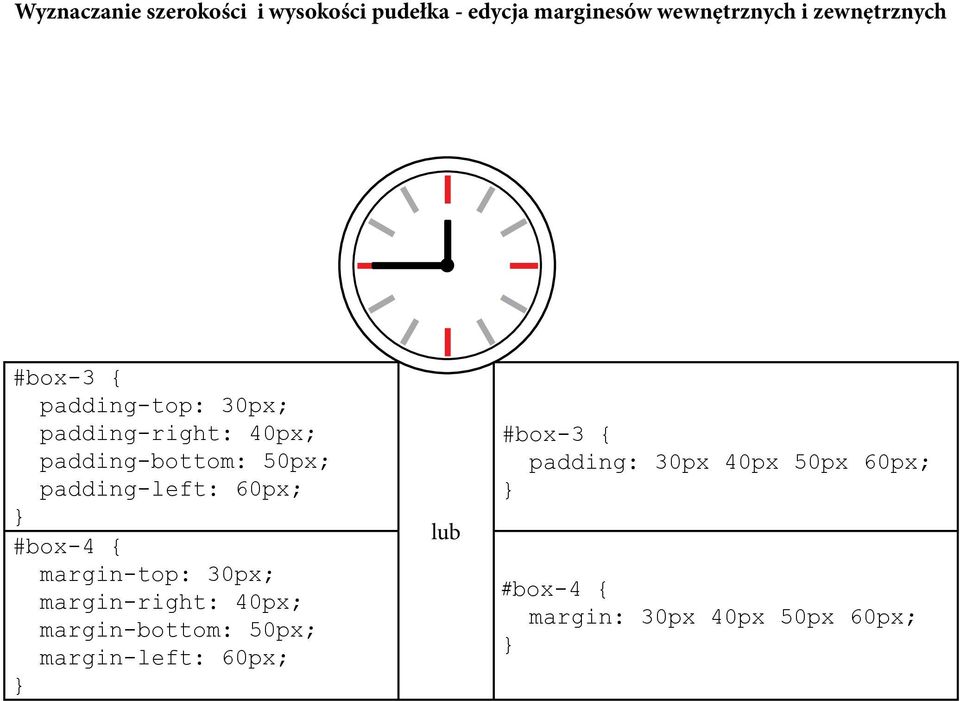 padding-left: 60px; #box-4 { margin-top: 30px; margin-right: 40px; margin-bottom: 50px;