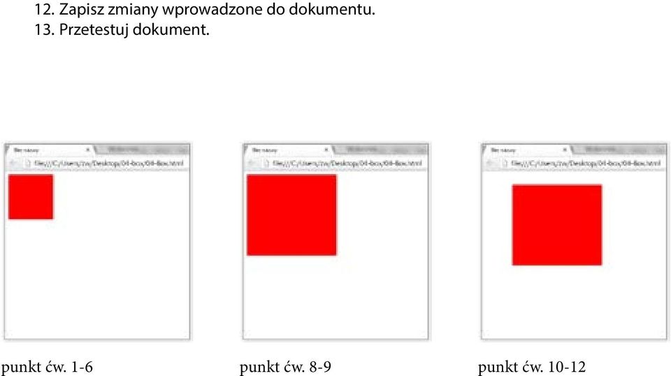 13. Przetestuj dokument.