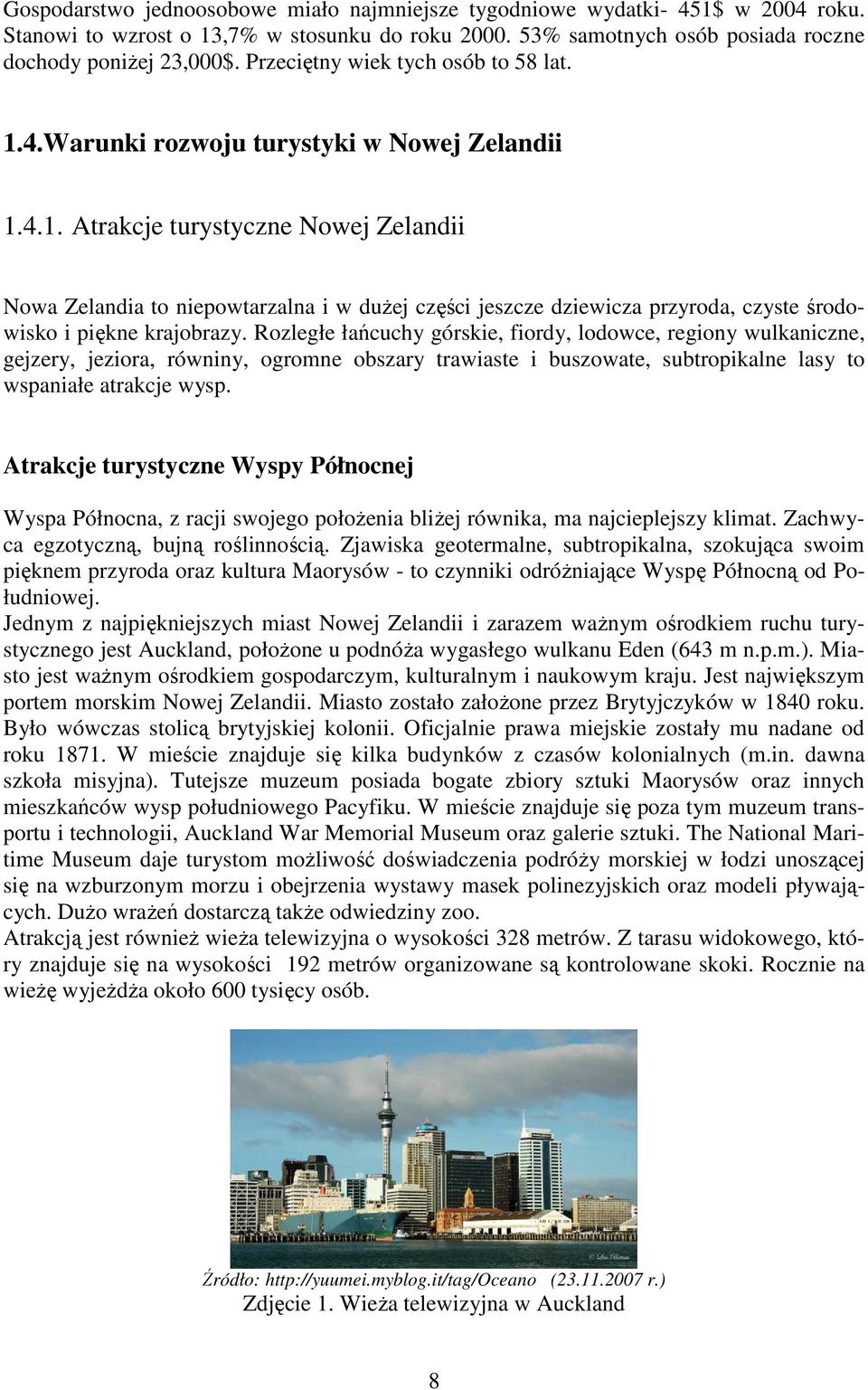 Rozległe łańcuchy górskie, fiordy, lodowce, regiony wulkaniczne, gejzery, jeziora, równiny, ogromne obszary trawiaste i buszowate, subtropikalne lasy to wspaniałe atrakcje wysp.