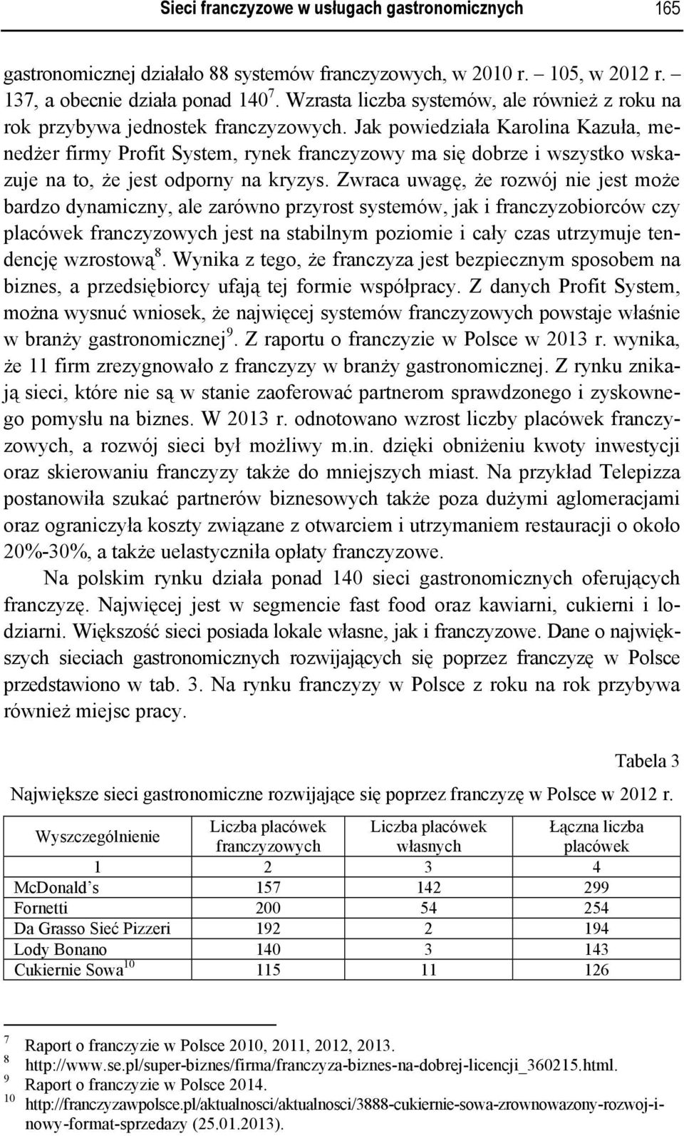 Jak powiedziała Karolina Kazuła, menedżer firmy Profit System, rynek franczyzowy ma się dobrze i wszystko wskazuje na to, że jest odporny na kryzys.