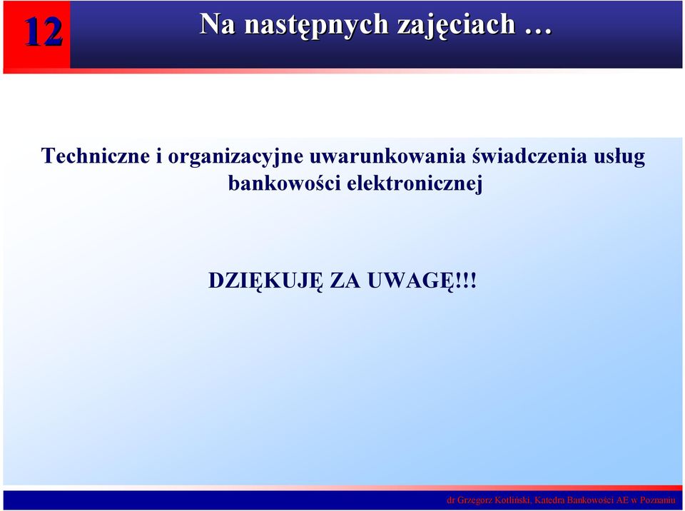 uwarunkowania świadczenia usług