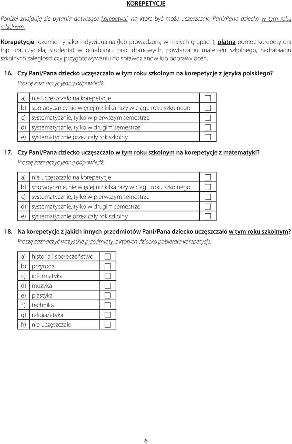 Ankieta dla rodziców PDF Darmowe pobieranie