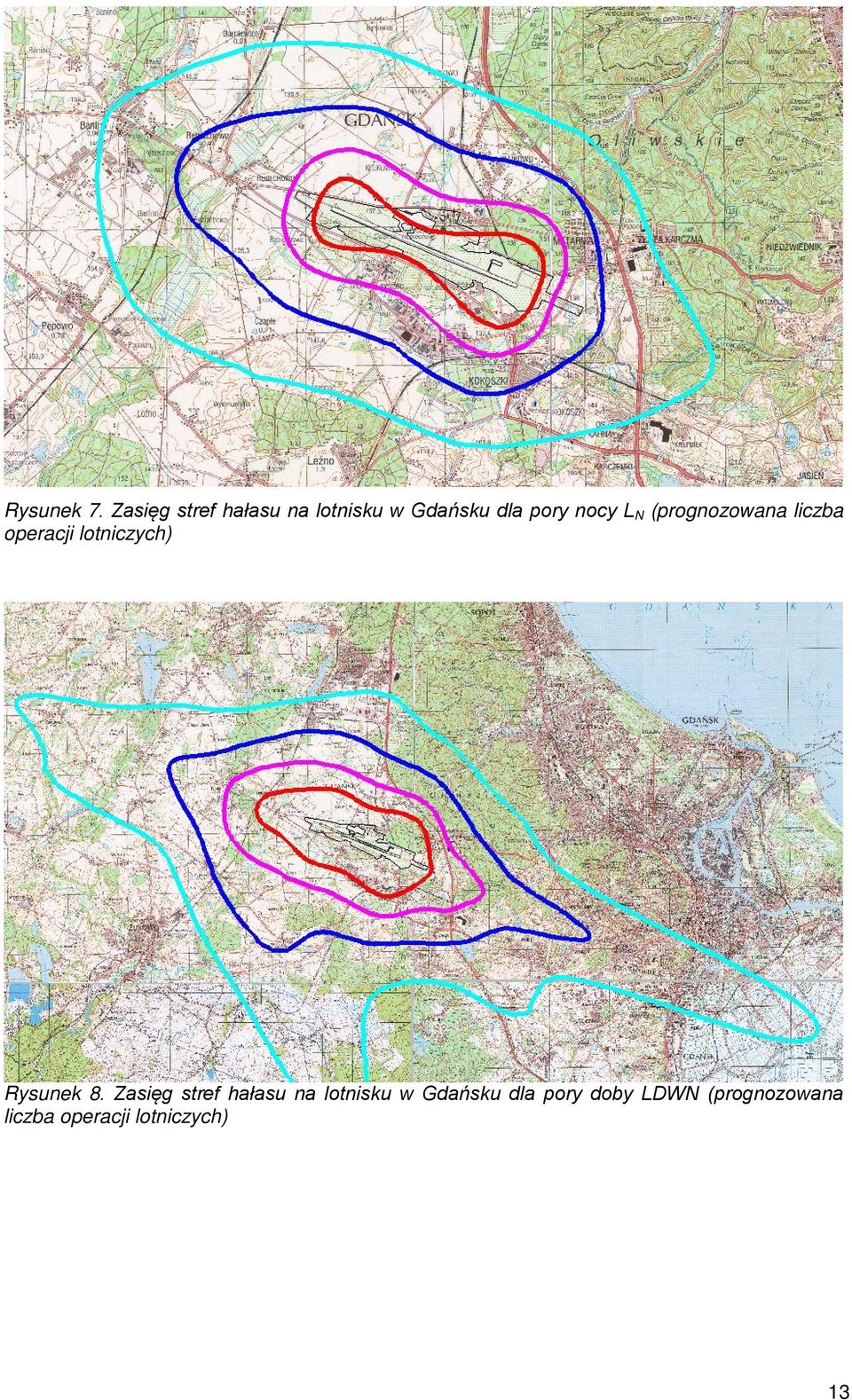 N (prognozowana liczba operacji lotniczych) Rysunek 8.