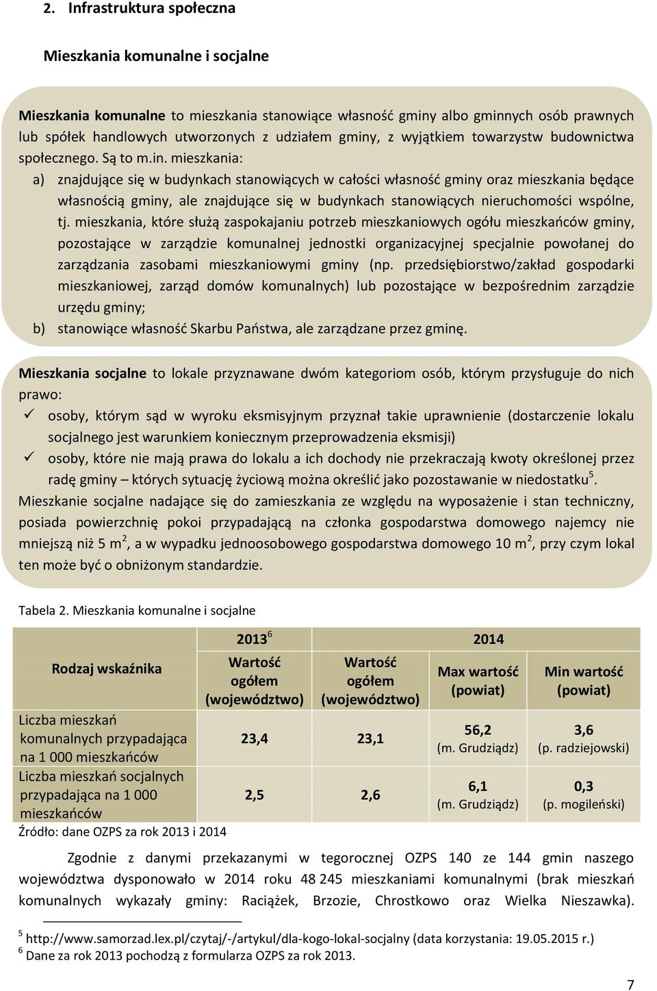 mieszkania, które służą zaspokajaniu potrzeb mieszkaniowych ogółu mieszkańców gminy, pozostające w zarządzie komunalnej jednostki organizacyjnej specjalnie powołanej do zarządzania zasobami