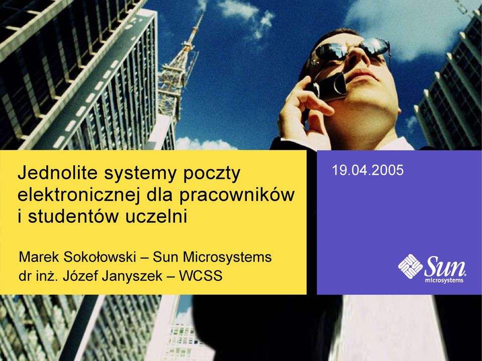 studentów uczelni Marek Sokołowski