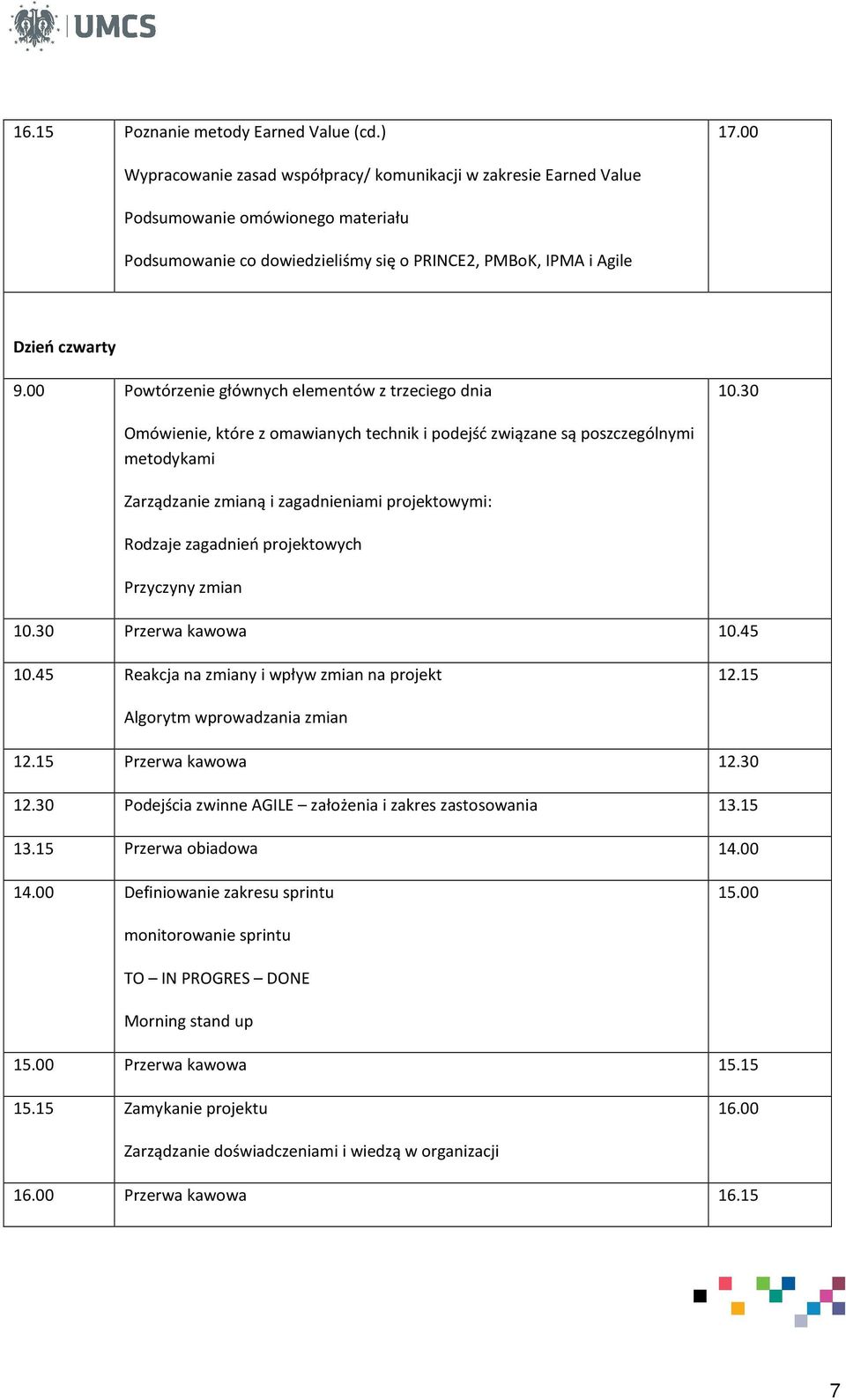 00 Powtórzenie głównych elementów z trzeciego dnia 10.