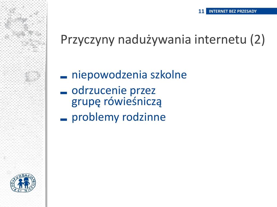 szkolne odrzucenie przez