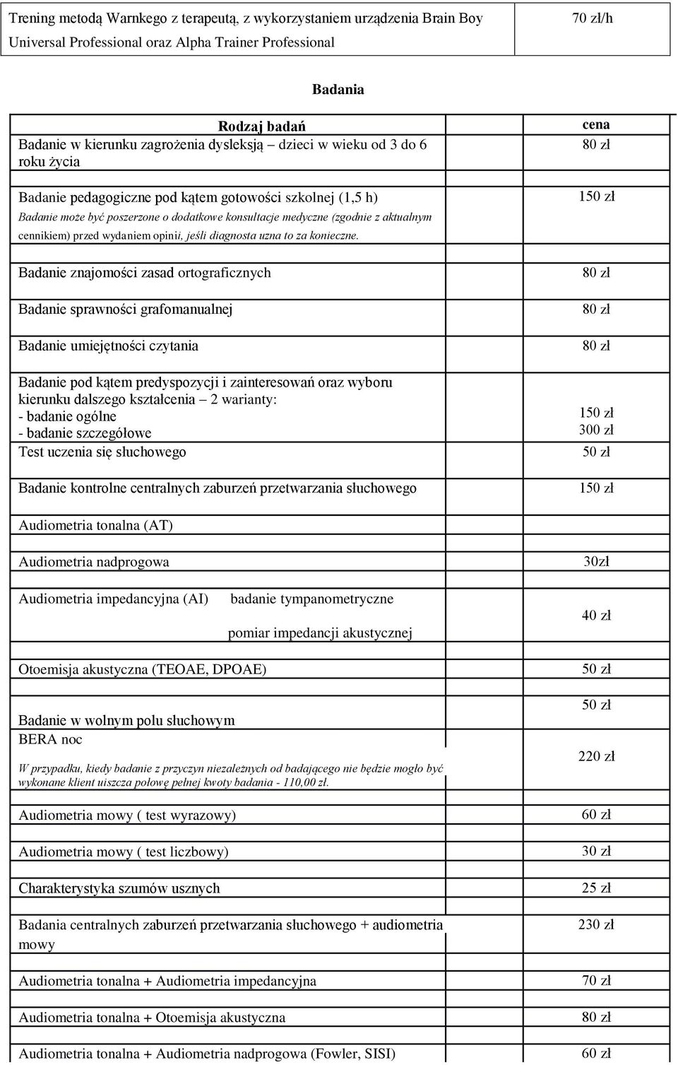 wydaniem opinii, jeśli diagnosta uzna to za konieczne.