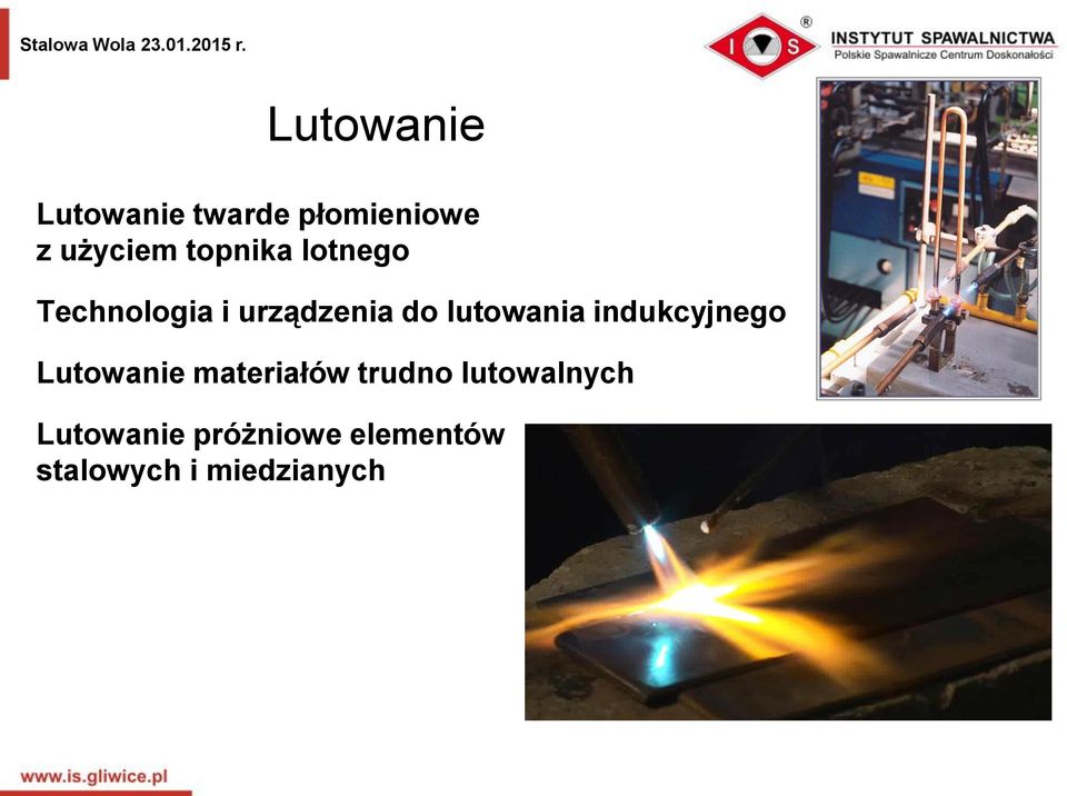 lutowania indukcyjnego Lutowanie materiałów trudno
