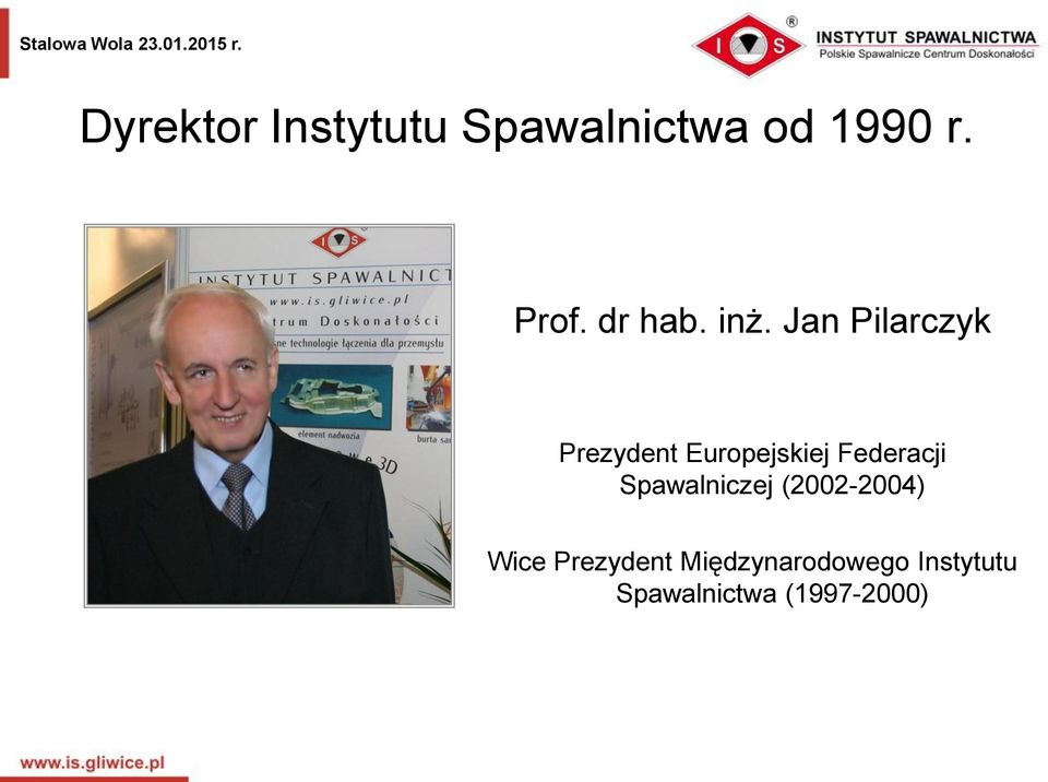 Jan Pilarczyk Prezydent Europejskiej Federacji