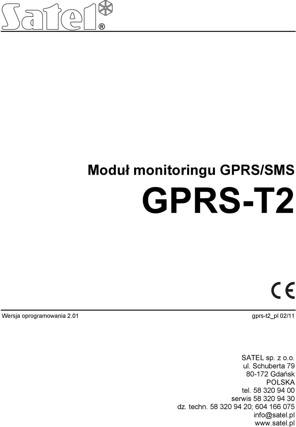 Schuberta 79 80-172 Gdańsk POLSKA tel.