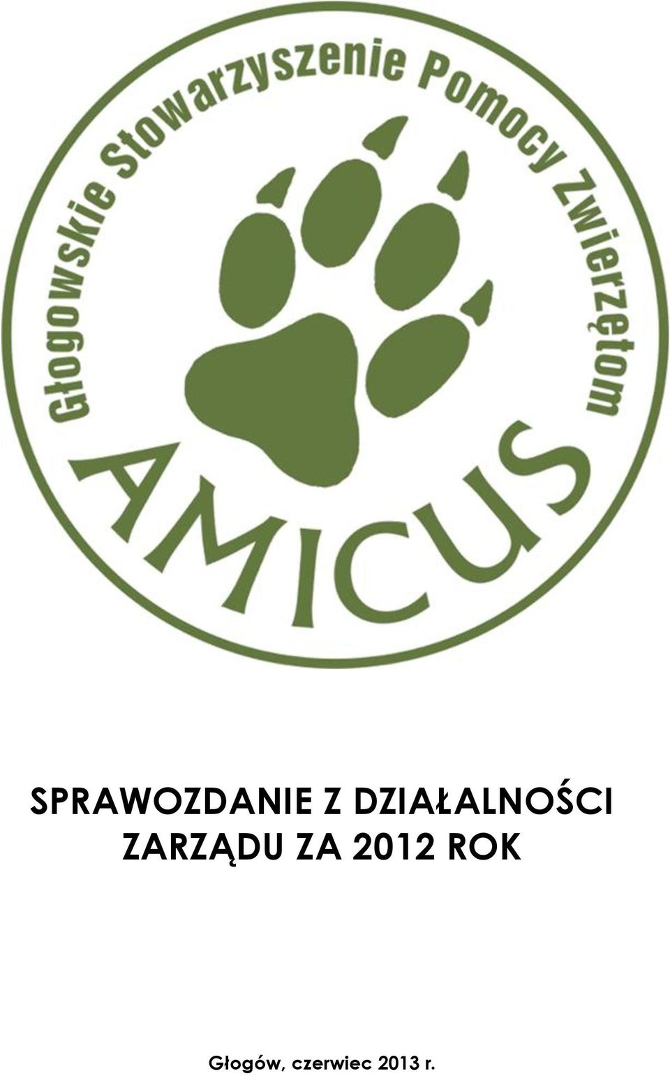 ZARZĄDU ZA 2012