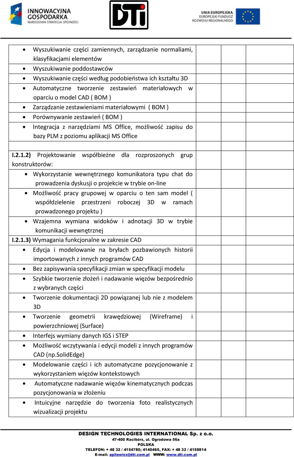 aplikacji MS Office I.2.1.