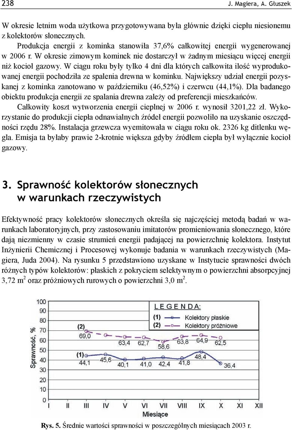 W ciągu roku były tylko 4 dni dla których całkowita ilość wyprodukowanej energii pochodziła ze spalenia drewna w kominku.