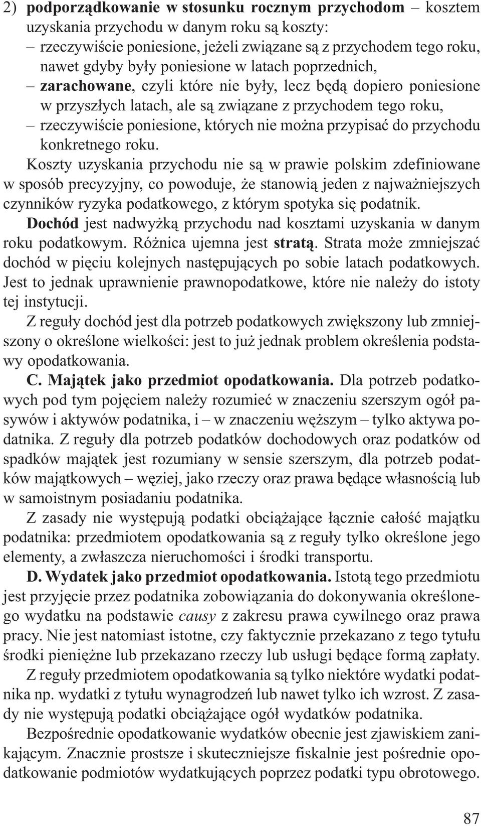 do przychodu konkretnego roku.