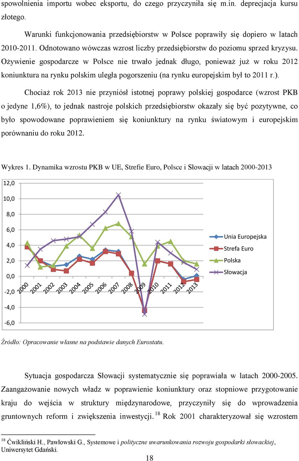 Ożywienie gospodarcze w Polsce nie trwało jednak długo, ponieważ już w roku 2012 koniunktura na rynku polskim uległa pogorszeniu (na rynku europejskim był to 2011 r.).