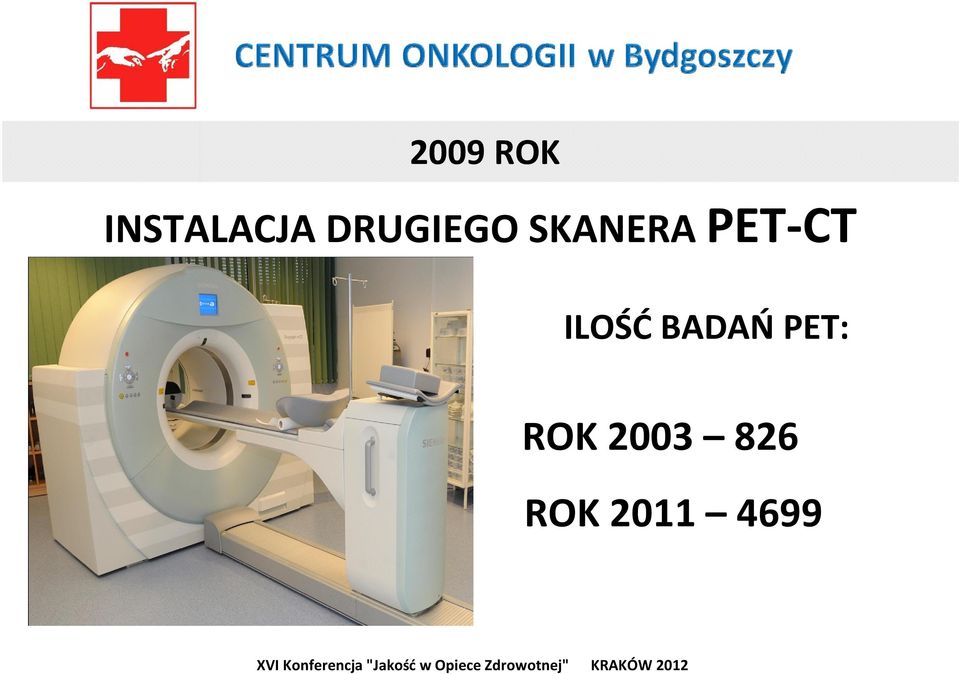 SKANERA PET CT ILOŚĆ BADAŃ