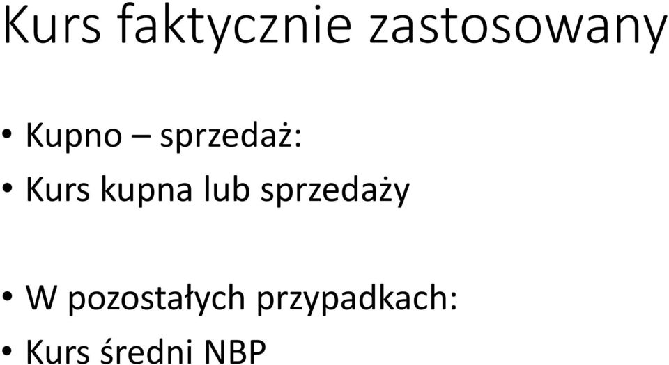 lub sprzedaży W pozostałych