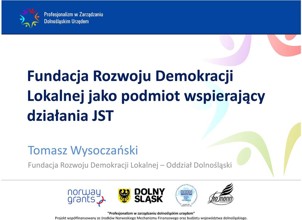 Tomasz Wysoczański Fundacja Rozwoju