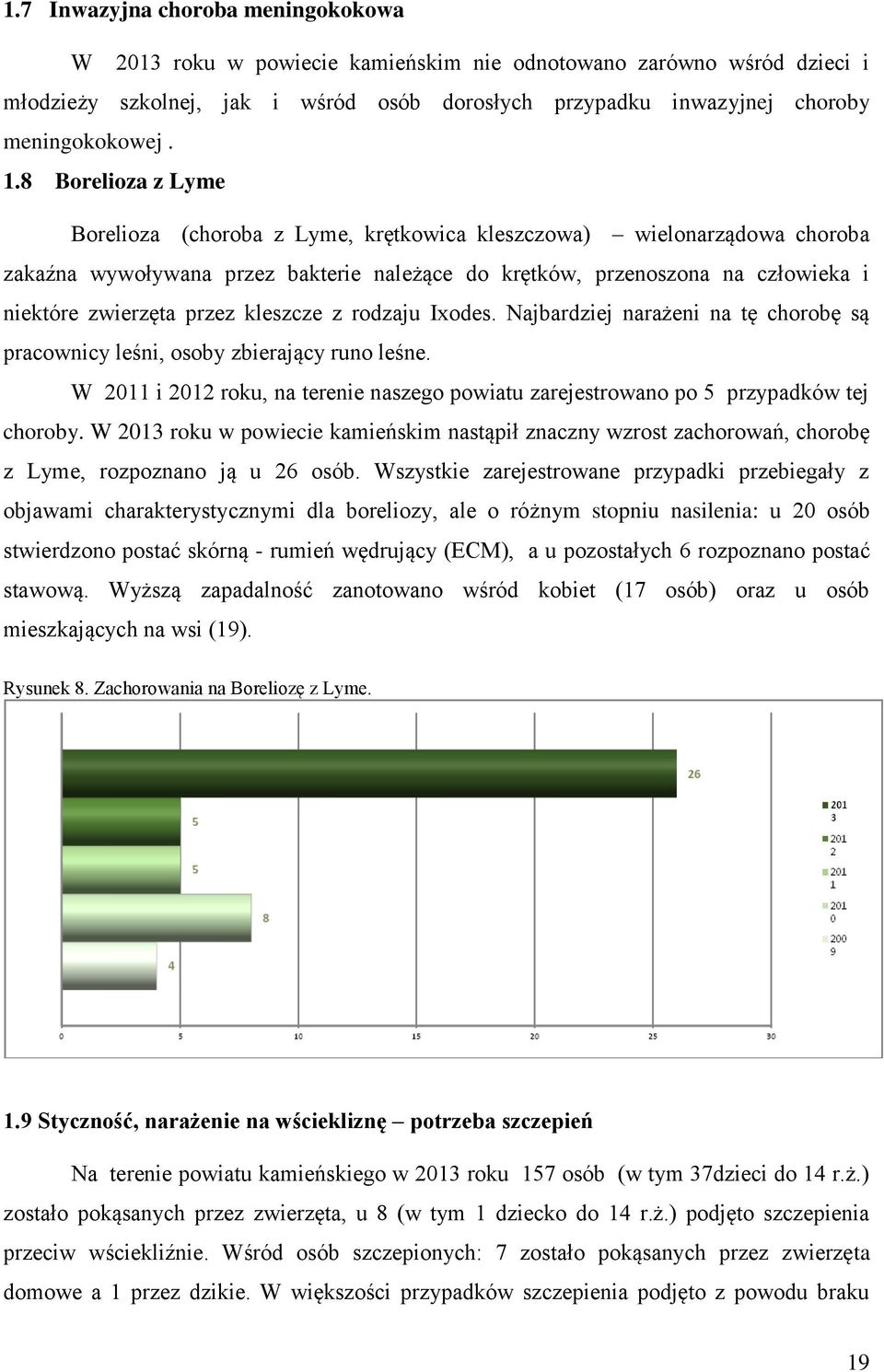 przez kleszcze z rodzaju Ixodes. Najbardziej narażeni na tę chorobę są pracownicy leśni, osoby zbierający runo leśne.
