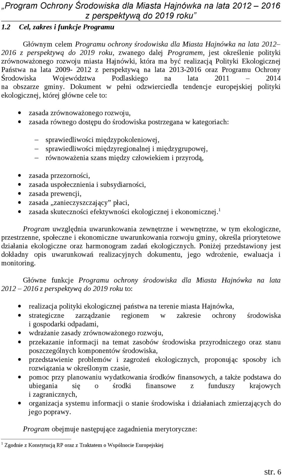 2014 na obszarze gminy.