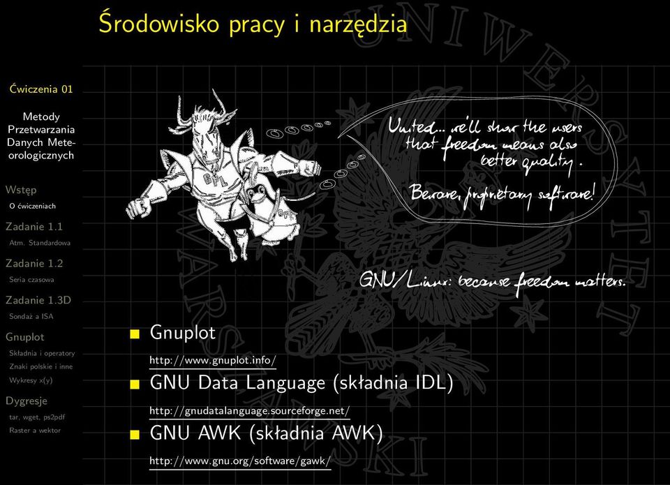 info/ GNU Data Language (składnia IDL)