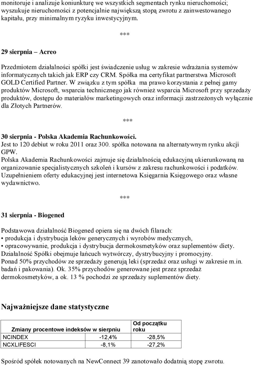 Spółka ma certyfikat partnerstwa Microsoft GOLD Certified Partner.