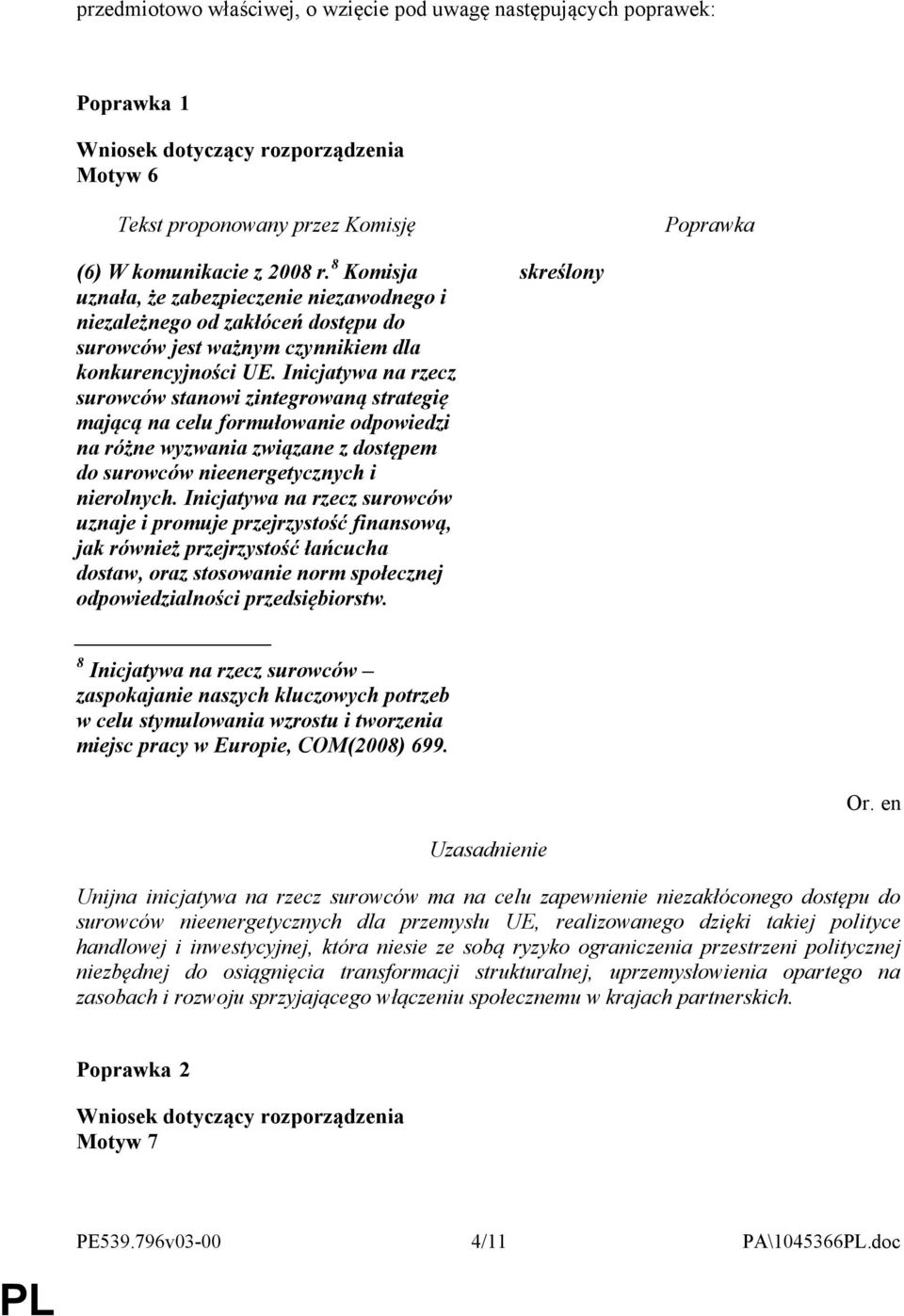 Inicjatywa na rzecz surowców stanowi zintegrowaną strategię mającą na celu formułowanie odpowiedzi na różne wyzwania związane z dostępem do surowców nieenergetycznych i nierolnych.