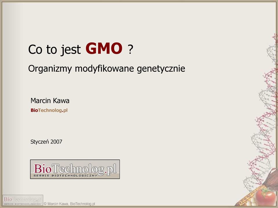 genetycznie Marcin
