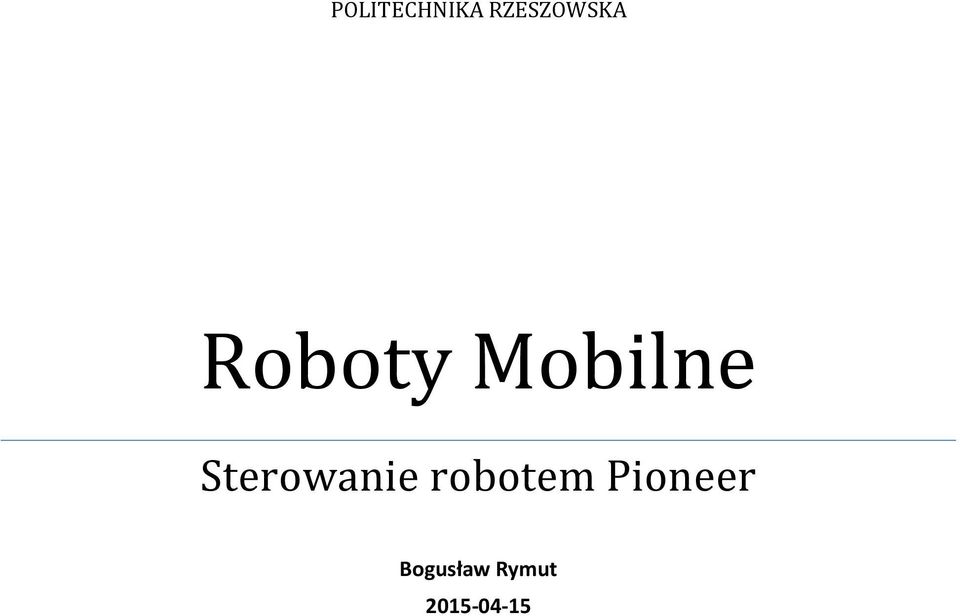 Mobilne Sterowanie