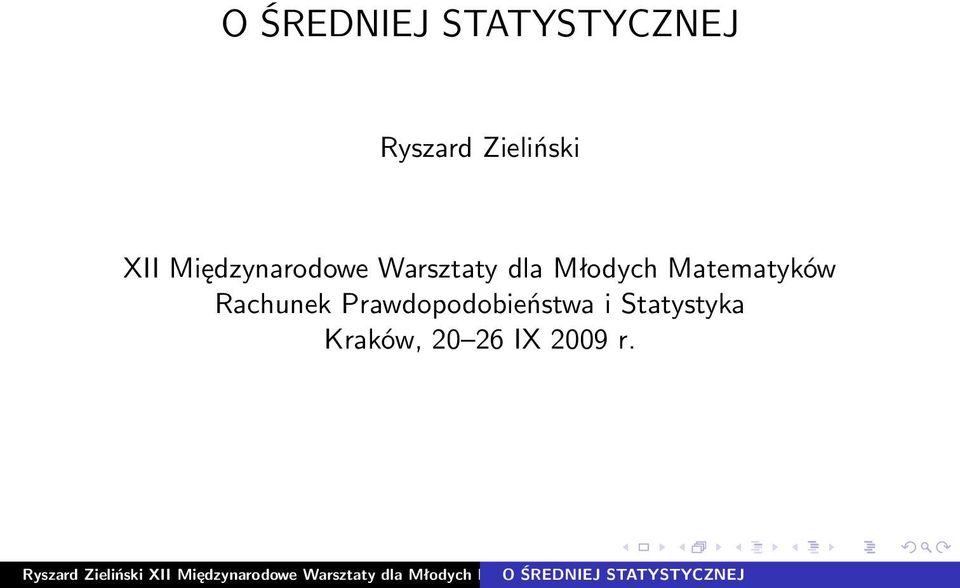 dla Młodych Matematyków Rachunek